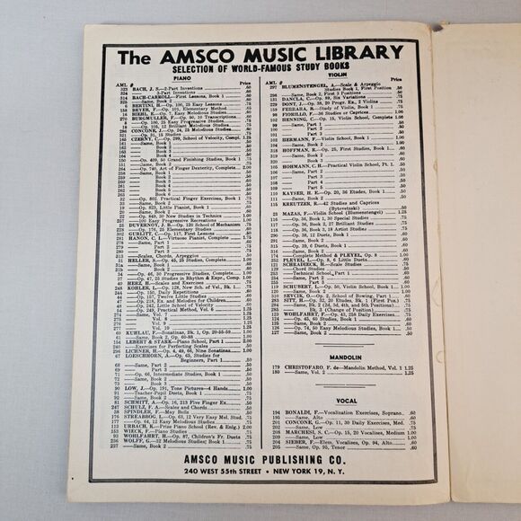 Book Everybody's Favorite Piano Duets Series No 7 Maxwell Eckstein Amsco Music - Picture 16 of 16